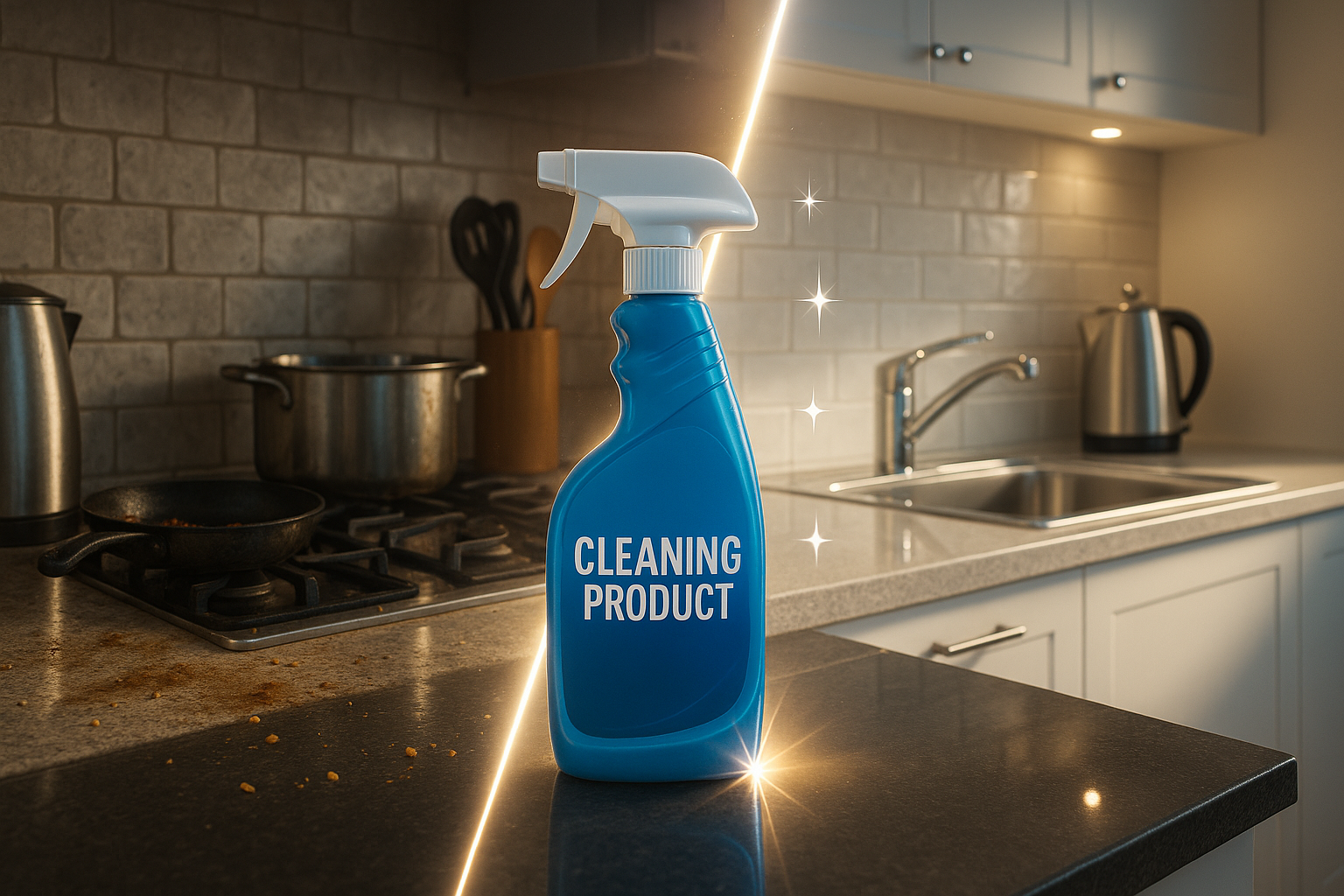 Before after cleaning product